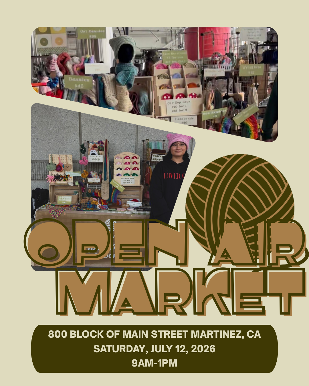 Hearth Handmade Crochet at the Open Air Market