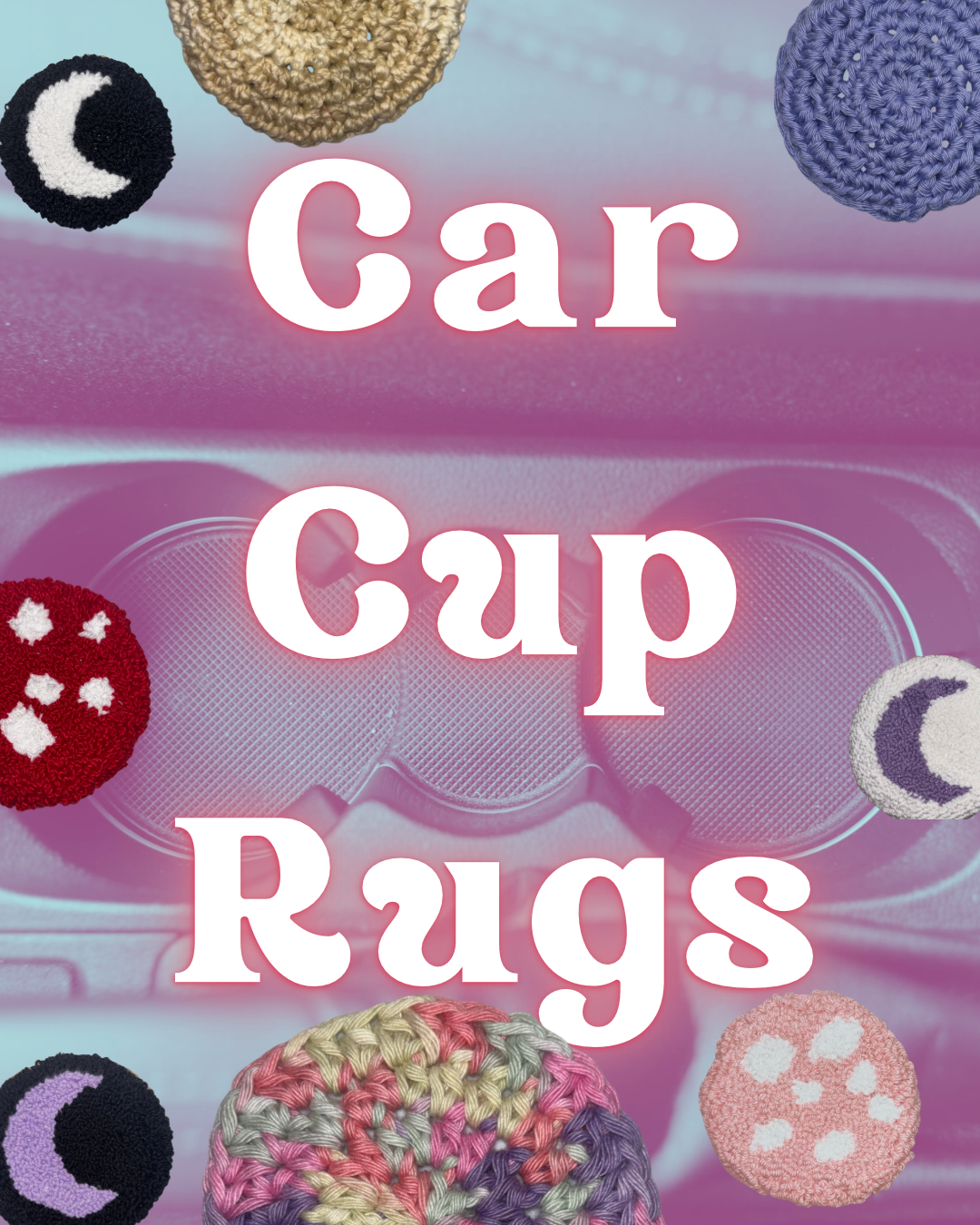 Car Cup Rugs