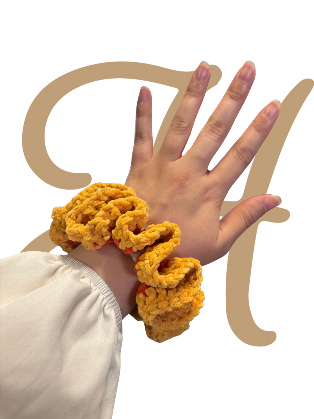 Candy Corn Soft Scrunchie