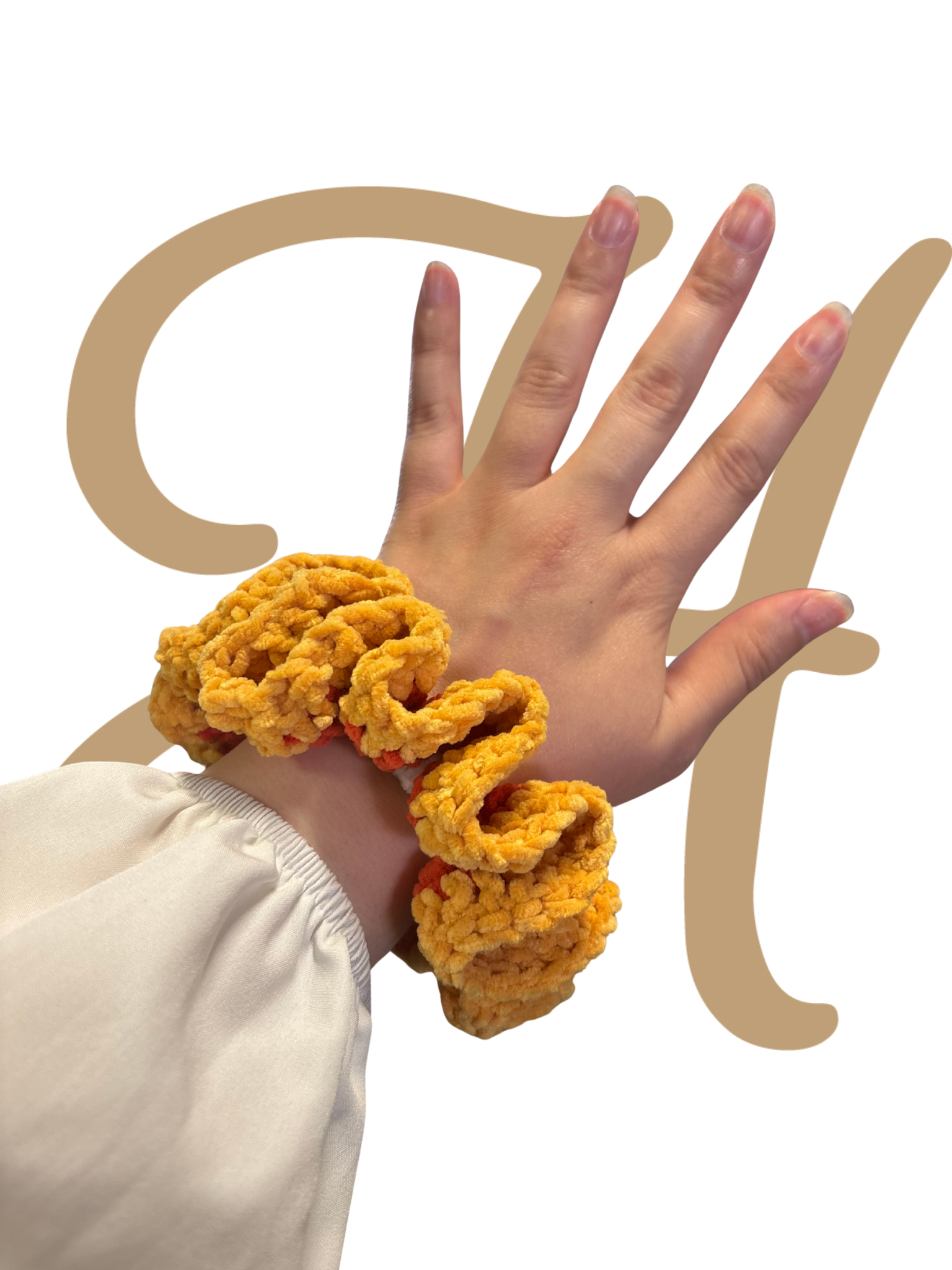 Candy Corn Soft Scrunchie