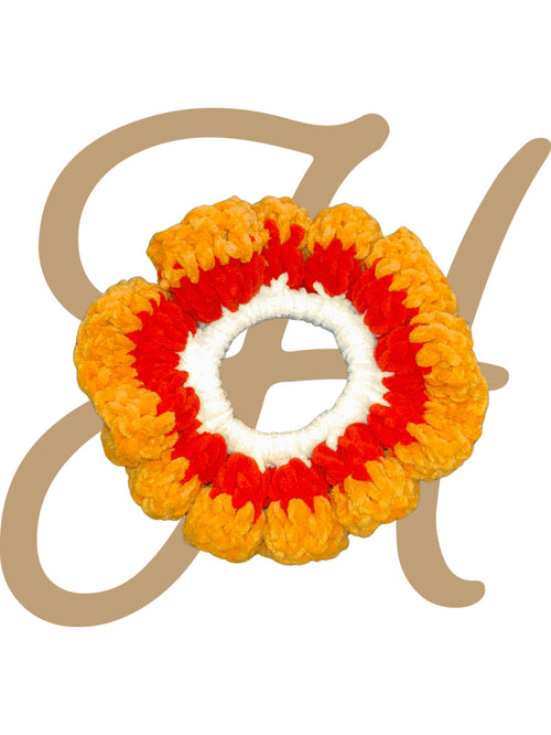 Candy Corn Soft Scrunchie