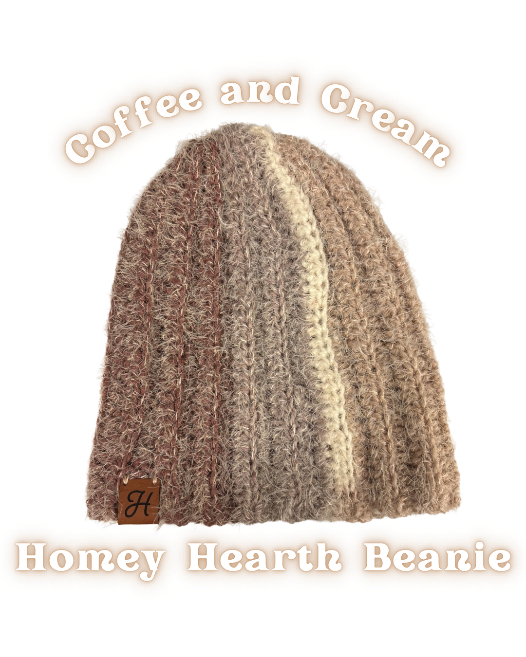 Homey Beanie - Coffee and Cream