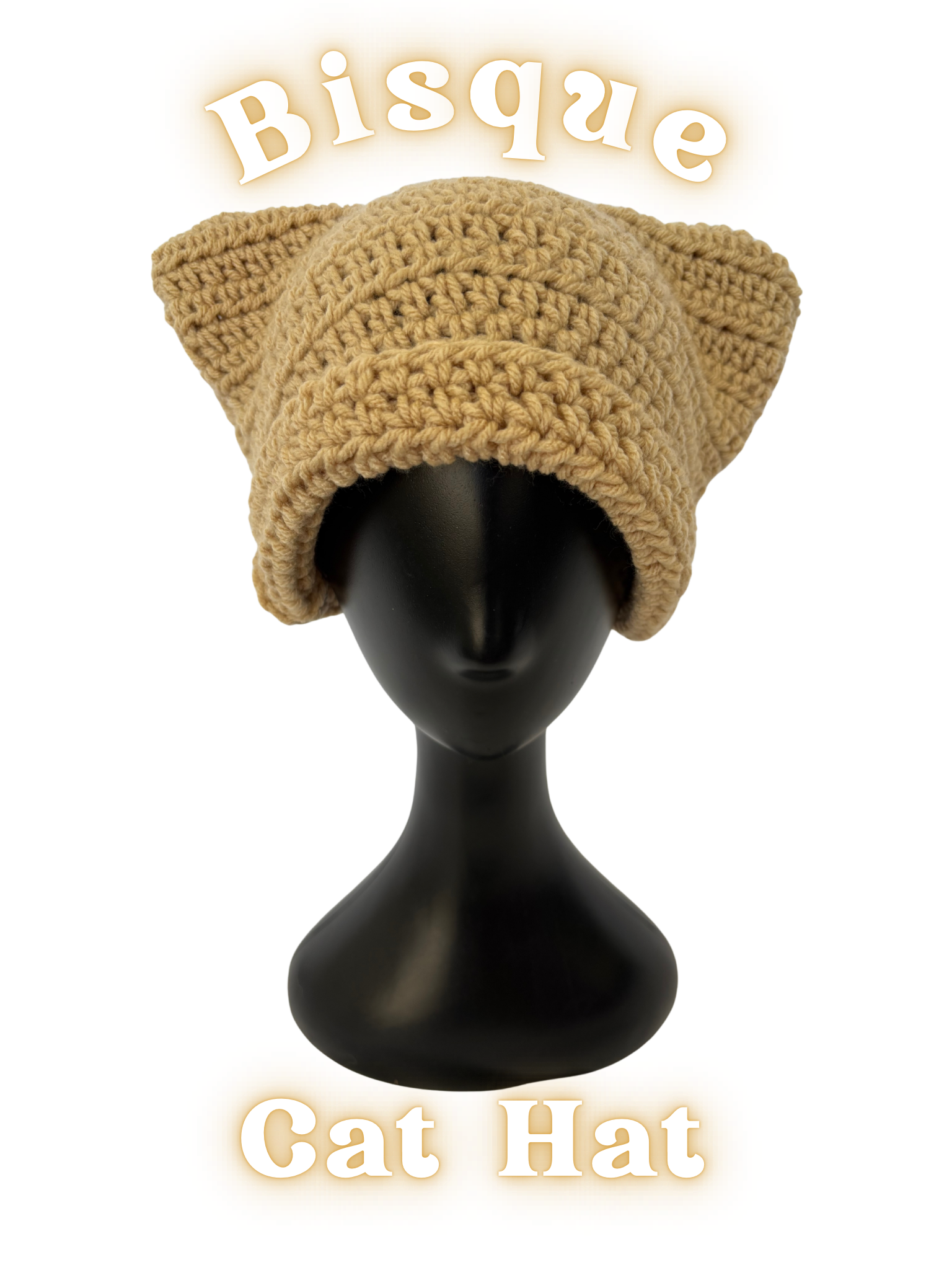 Cat Ear Beanie -Bisque