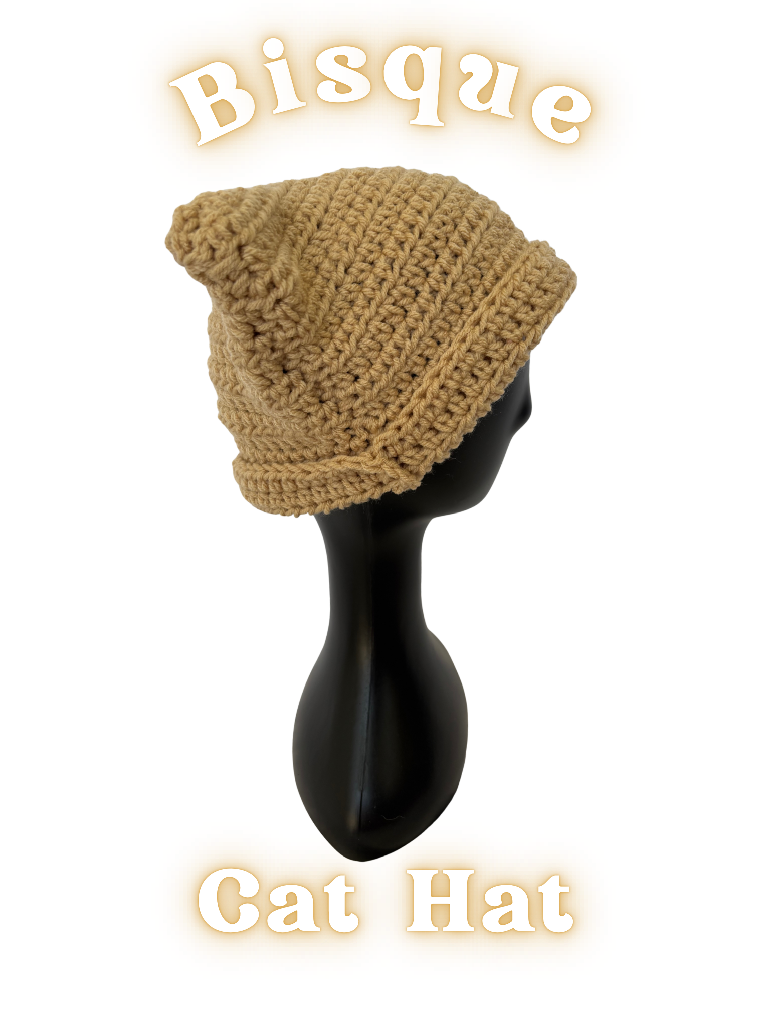 Cat Ear Beanie -Bisque