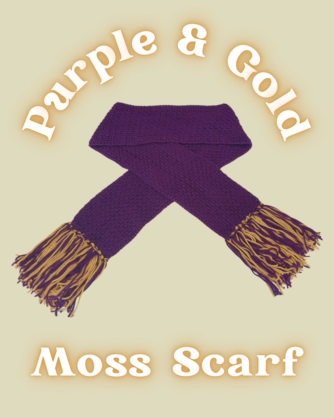 Bicolored Moss Scarf
