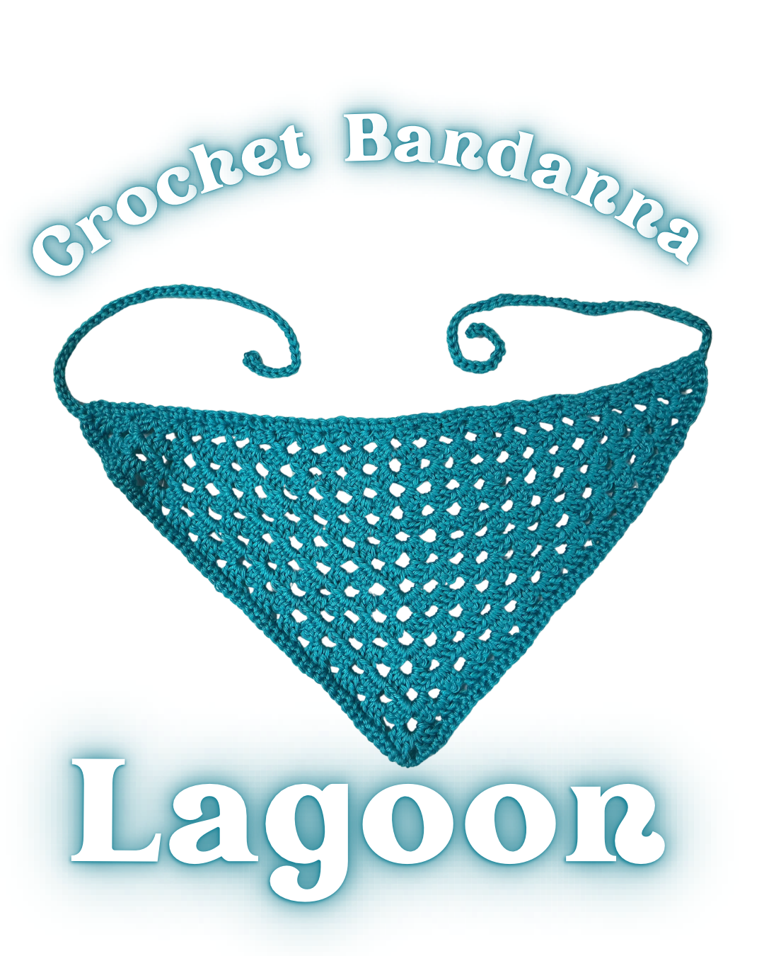 Crochet Bandana - Lagoon