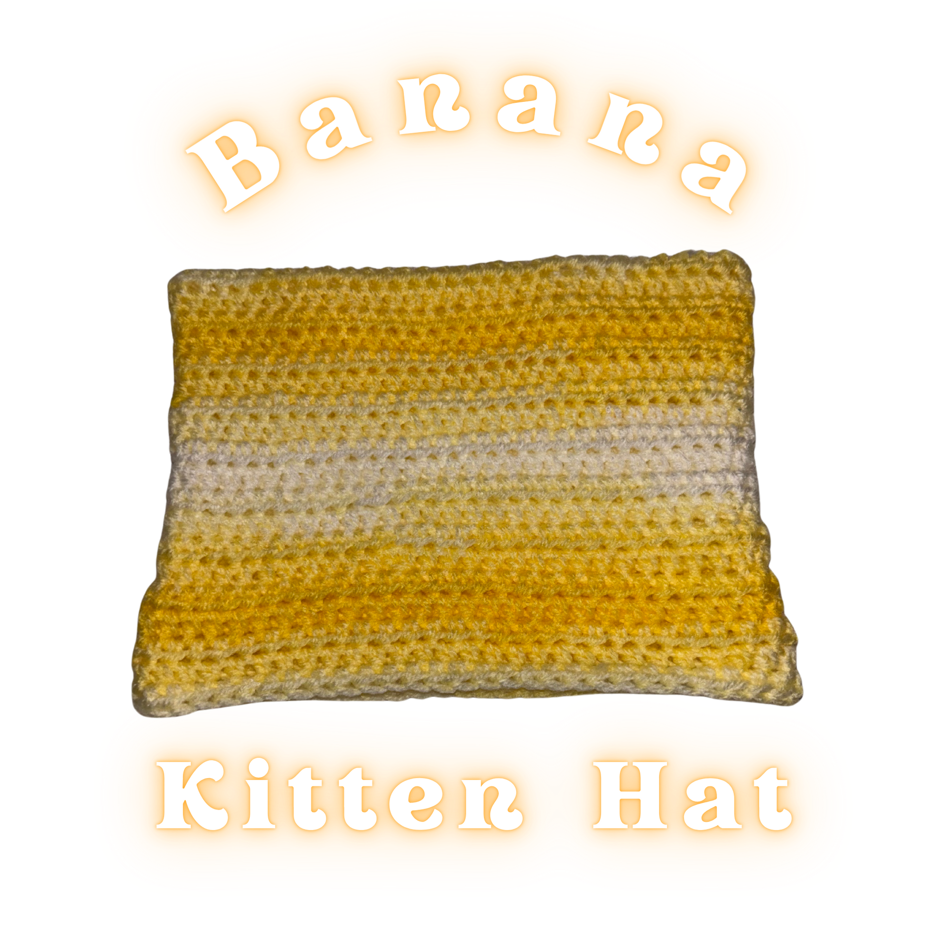 Banana Kitten Ear Beanie