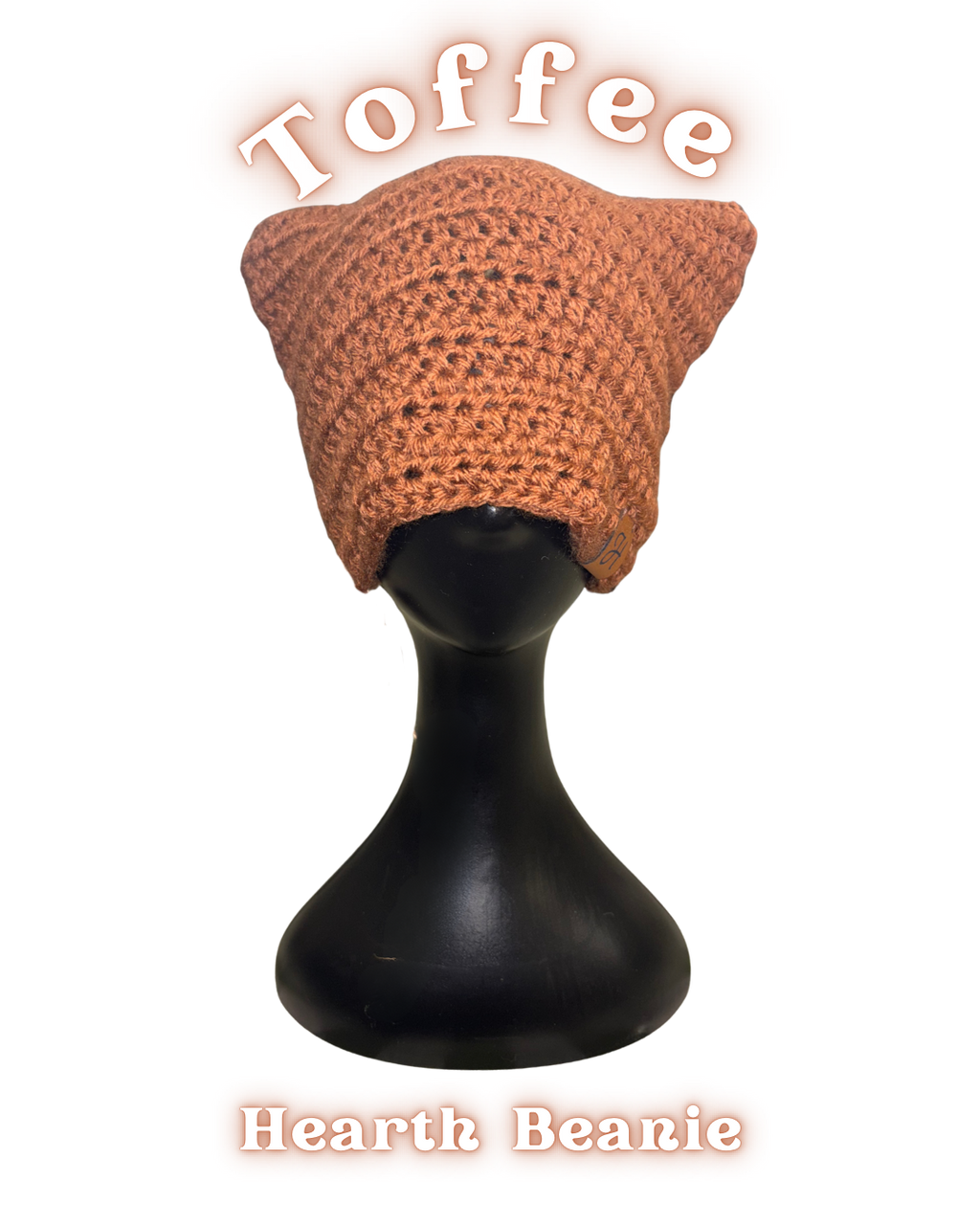 Cat Ear Beanie - Toffee