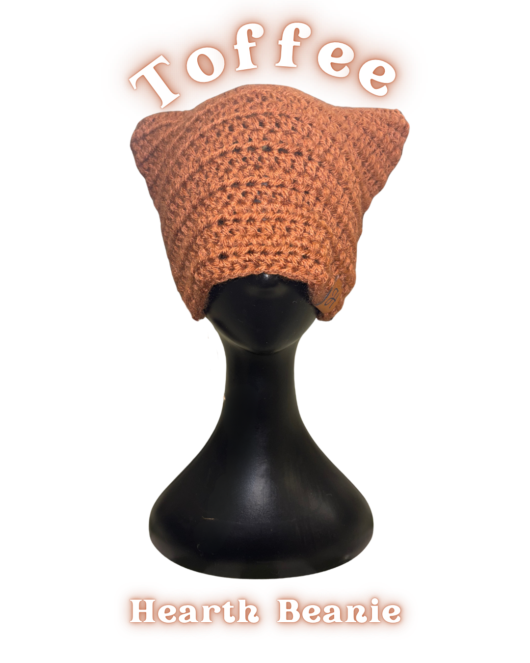 Cat Ear Beanie - Toffee