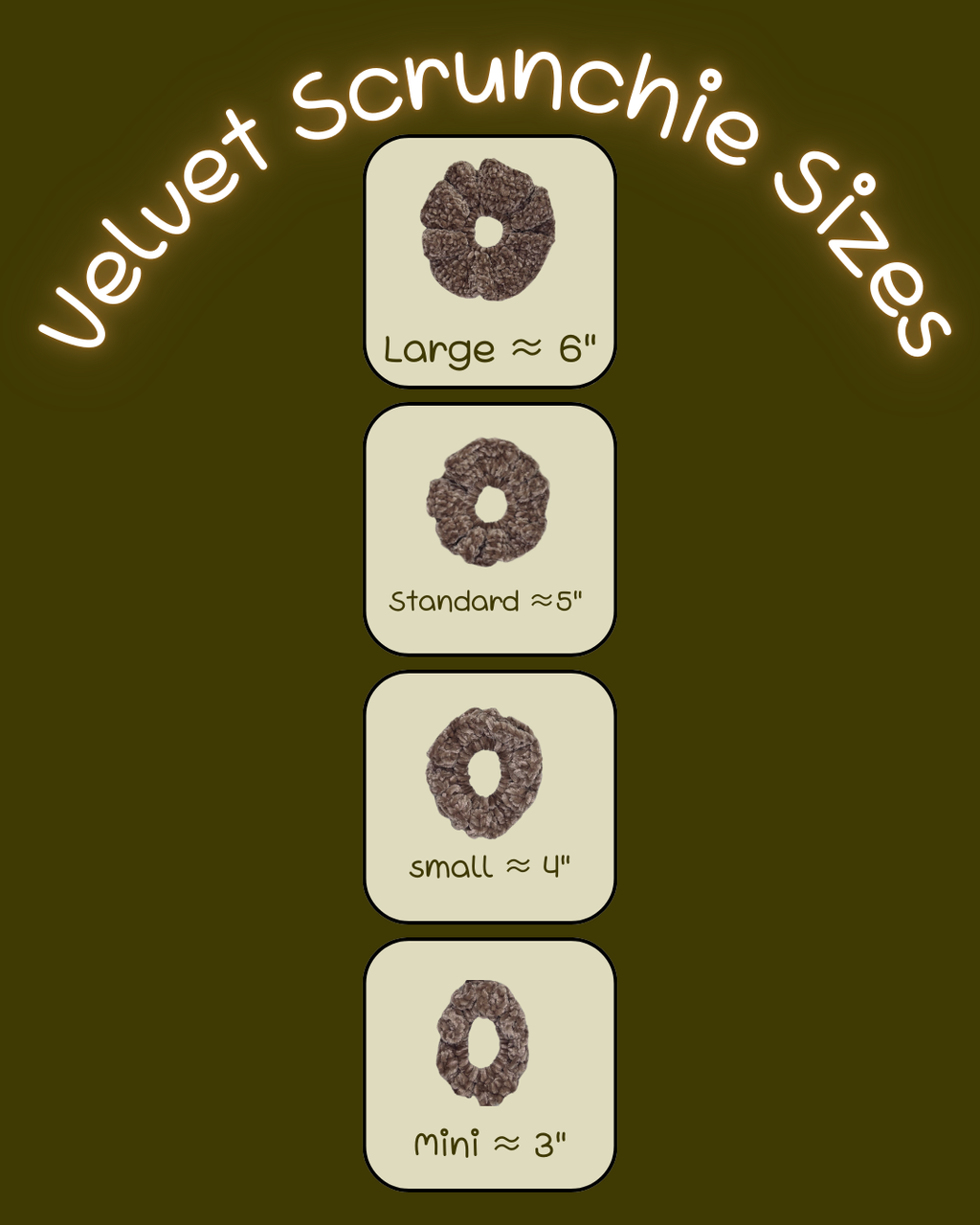 Velvet Scrunchies