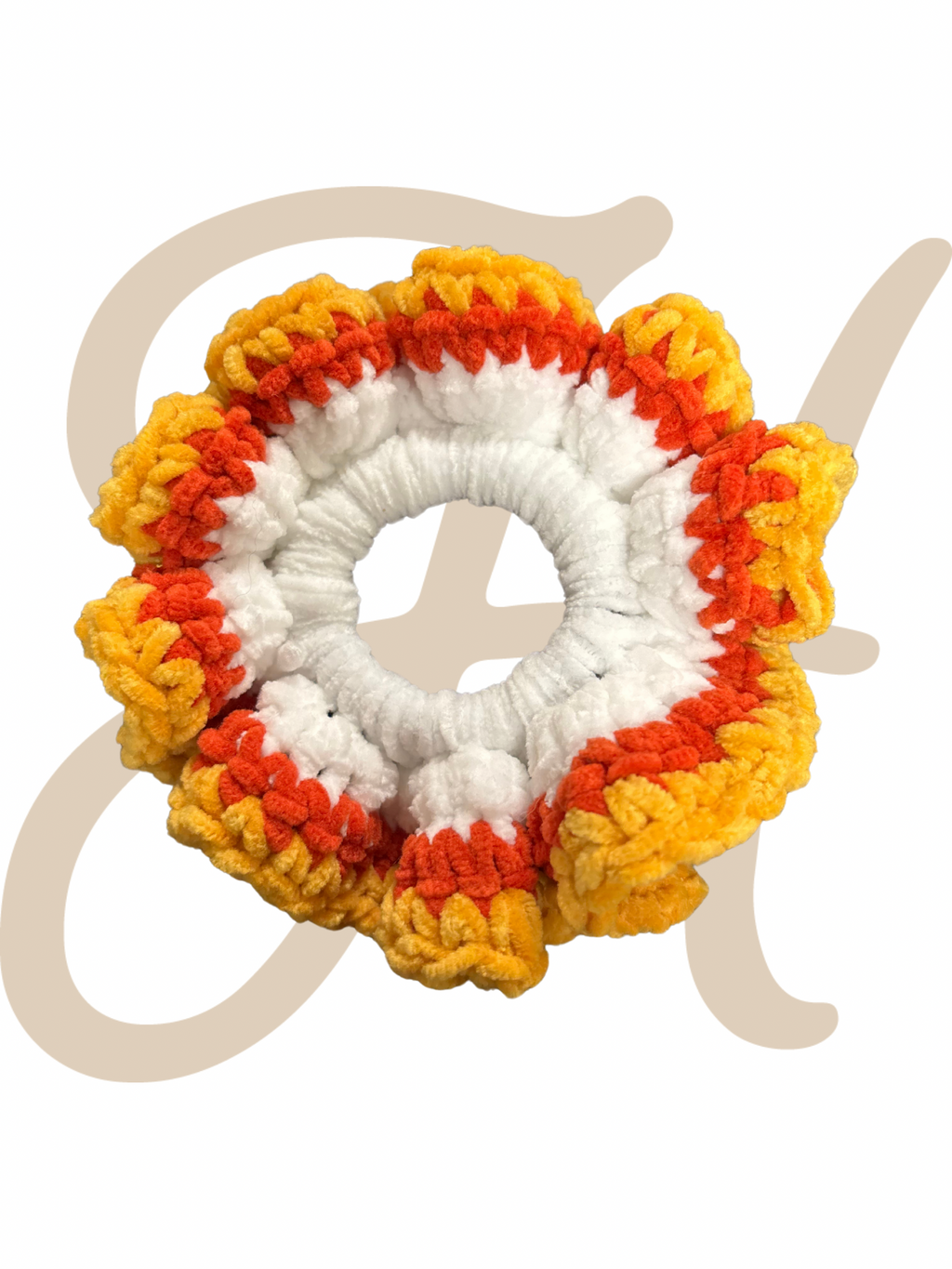 Candy Corn Soft Scrunchie
